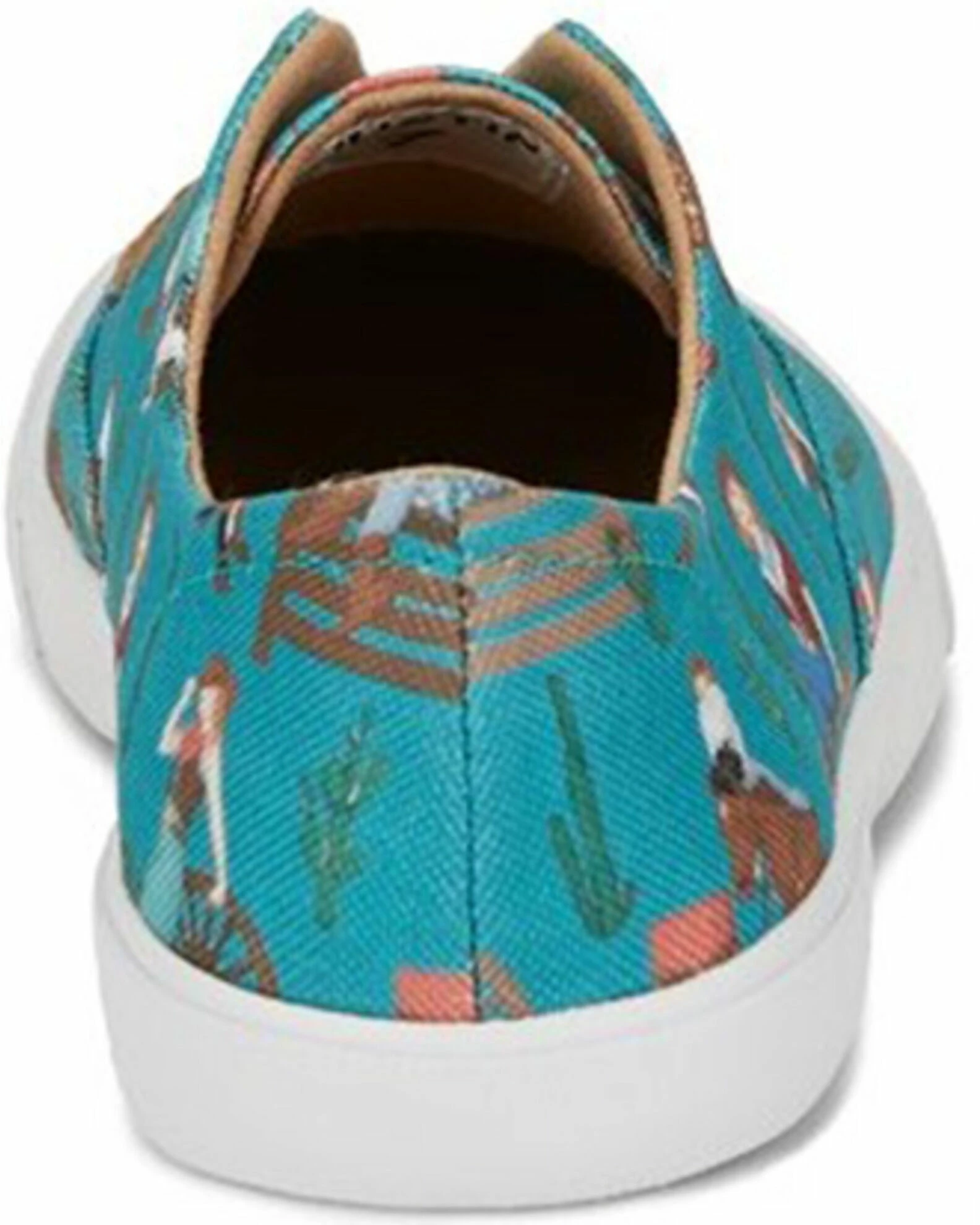 Reba By Justin Women's Alice Cowgirl Print Casual Slip-On Shoe Turquoise 6 Reba By Justin Women's Alice Cowgirl Print Casual Slip-On Shoe Turquoise - Image 5