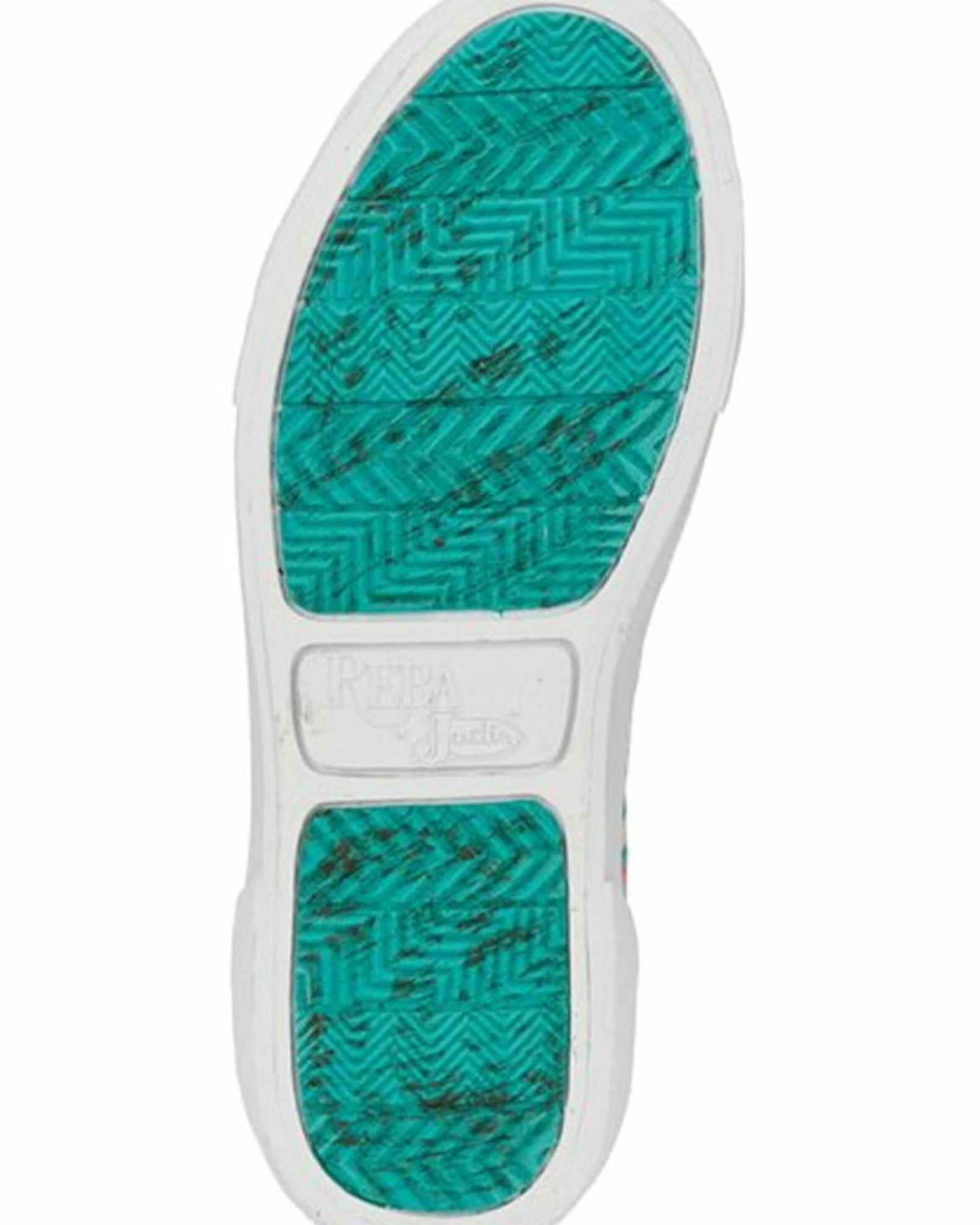 Reba By Justin Women's Alice Cowgirl Print Casual Slip-On Shoe Turquoise 8 Reba By Justin Women's Alice Cowgirl Print Casual Slip-On Shoe Turquoise - Image 7