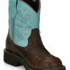 Justin Girls' Glitzi Western Boots - Round Toe Blue -Justin Shop 2000372623 400 P1