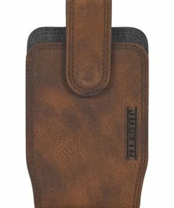 Justin Men's Leather Phone Holster