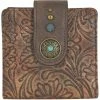 Justin Women's Floral Tooled Wallet Brown -Justin Shop 2000372927 200 P1