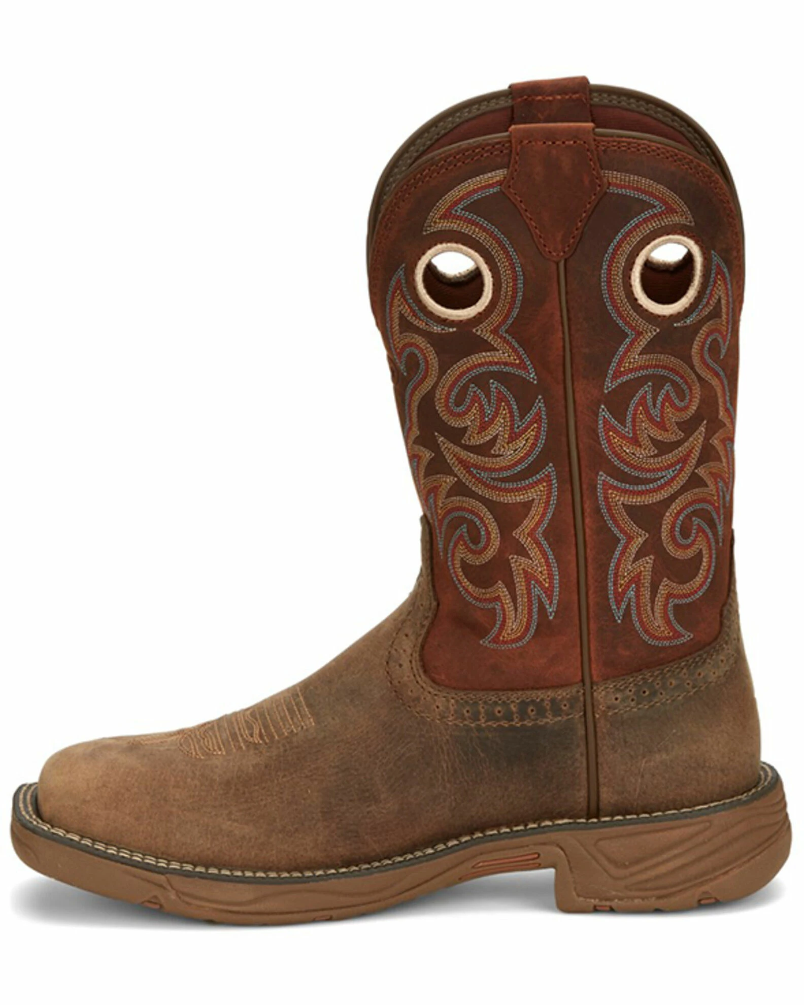 Justin Men's Rush Western Boots - Broad Square Toe 5 Justin Men's Rush Western Boots - Broad Square Toe - Image 3