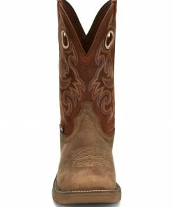 Justin Men's Rush Western Boots - Broad Square Toe 12 Justin Men's Rush Western Boots - Broad Square Toe -Justin Shop 2000375889 280 P4