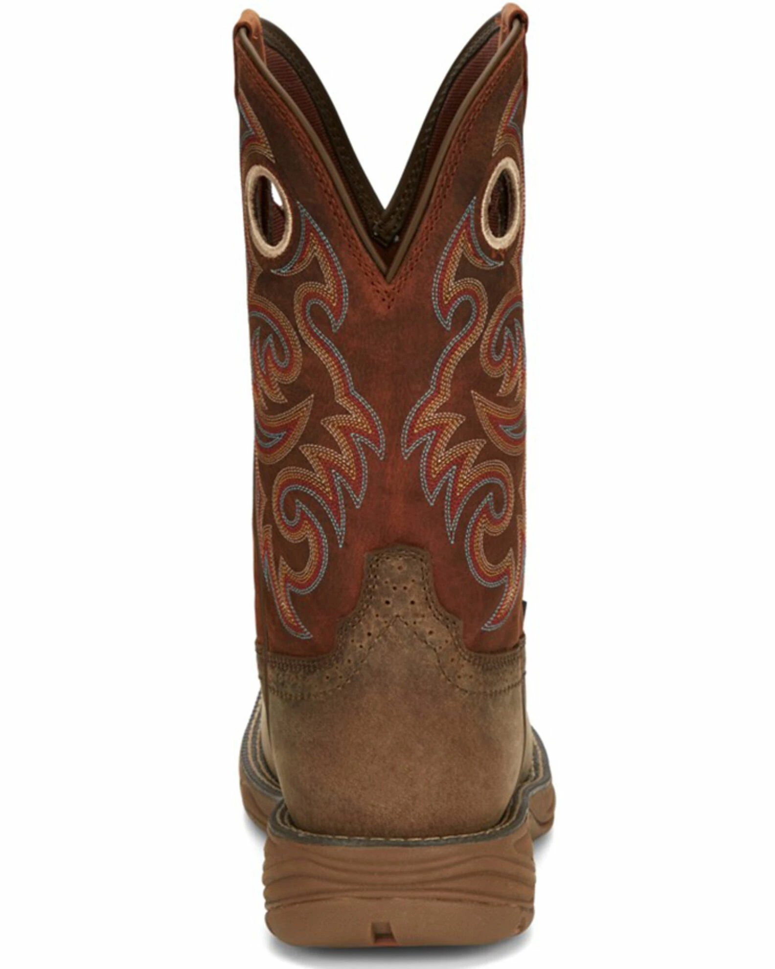 Justin Men's Rush Western Boots - Broad Square Toe 7 Justin Men's Rush Western Boots - Broad Square Toe - Image 5