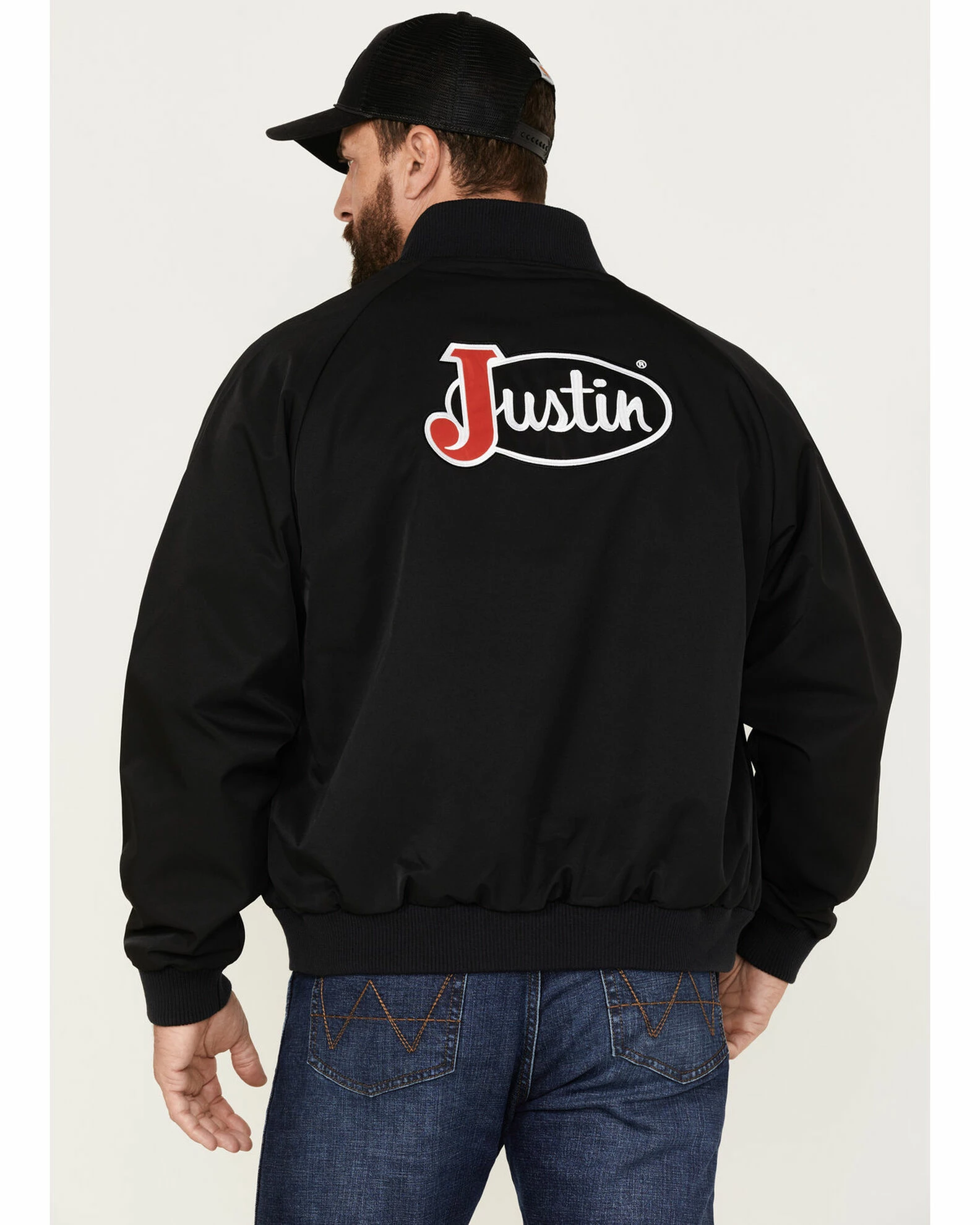 Justin Men's Logo Embroidered Team Jacket 6 Justin Men's Logo Embroidered Team Jacket - Image 4