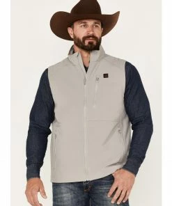 Justin Men's Austin Zip-Front Vest Charcoal 10 Justin Men's Austin Zip-Front Vest Charcoal -Justin Shop 2000377205 022 P1 1