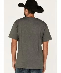 Justin Men's Hexagon Logo Graphic T-Shirt -Justin Shop 2000377206 070 P4