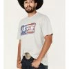 Justin Men's Americana License Plate Graphic T-Shirt 1 Justin Men's Americana License Plate Graphic T-Shirt -Justin Shop 2000377207 070 P1
