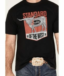 Justin Men's Standard Of The West Short Sleeve Graphic T-Shirt 8 Justin Men's Standard Of The West Short Sleeve Graphic T-Shirt -Justin Shop 2000377209 001 P3