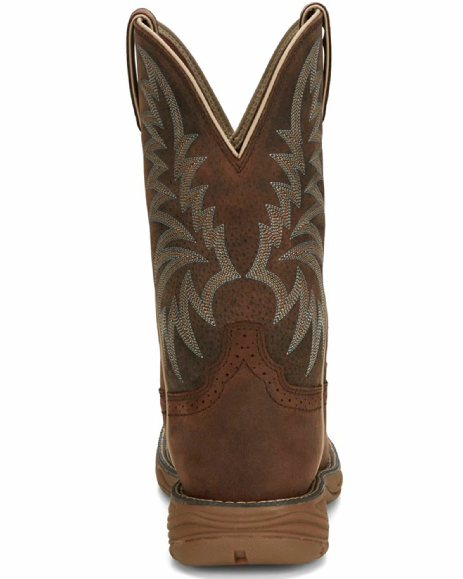 Justin Men's Rush Short Base Performance Western Boots - Wide Square Toe 7 Justin Men's Rush Short Base Performance Western Boots - Wide Square Toe - Image 5