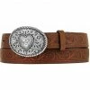 Justin Boots Girl's Western Scroll Heart Belt For Girls' Black 1 Justin Boots Girl's Western Scroll Heart Belt For Girls' Black -Justin Shop 282M12 BR P1